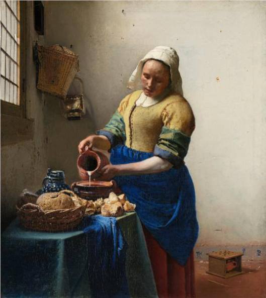 The Milk Maid, Johannes Vermeer, c. 1660