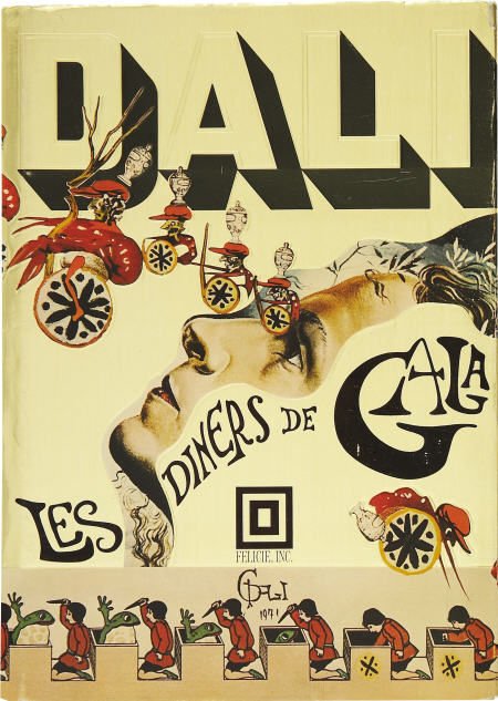 Les Diners de Gala (jacket cover) Salvador Dalí 1971 